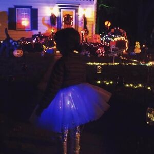 Halloween Jellyfish Tutu Costume (lights to make glow!) Size 5-8